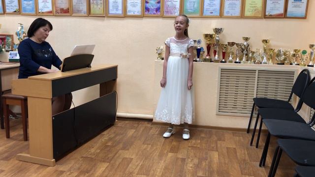 ДШИ 17 г.о. Самара, Тарасова Полина, II в гр, Академическое пение. Весенняя. смотреть онлайн