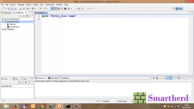 #5 Ruby tutorial - User input Part - 1 смотреть онлайн
