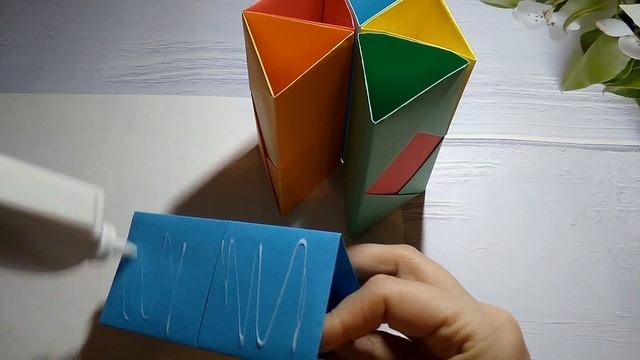 #DIY #ОРГАНАЙЗЕР СВОИМИ РУКАМИ ИЗ БУМАГИ / DIY #ORGANIZER WITH YOUR OWN HANDS MADE OF PAPER смотреть онлайн