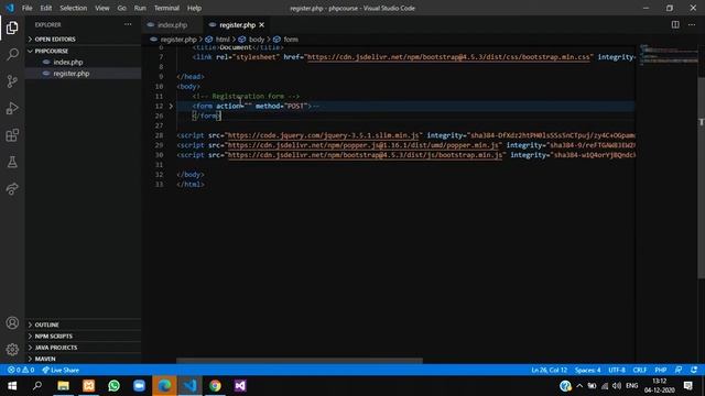 How to get data from html form in php | How to read form data in php смотреть онлайн