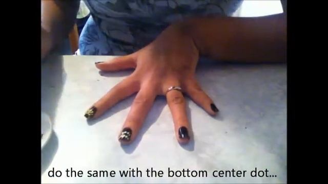 Easy Black & Yellow Nailart tutorial смотреть онлайн