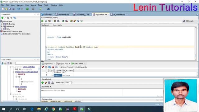 Functions in plsql with in out parameters смотреть онлайн