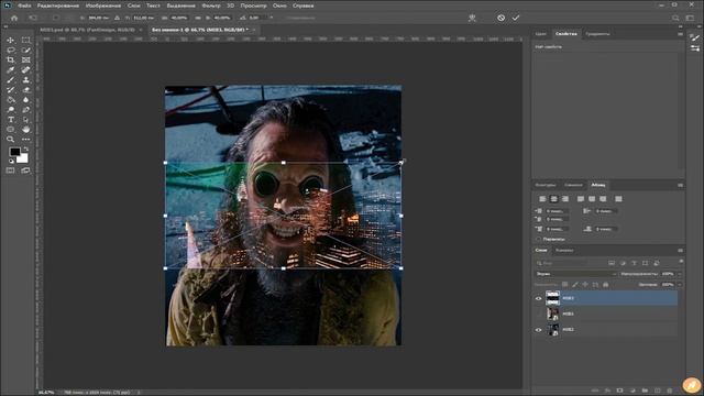 #3 Эффект двойной экспозиции. Double Exposure. смотреть онлайн