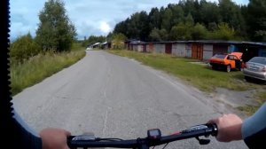 Тест Электровелосипеда, заезд в затяжную горку с мотором MXUS 500ват, батарея 36в., контролер 350ва