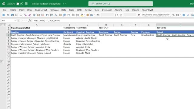 Searchable/autocomplete drop downs in Excel + TEXTSPLIT: No more dependent lists смотреть онлайн