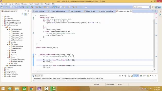 java bangla tutorial (part 36)- Creating Java Threads by implementing Runnable Interface смотреть онлайн