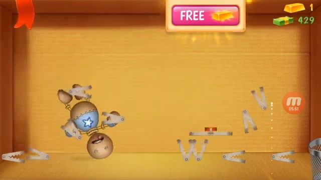 Игра антистресс ,, Kick The Buddi" снимаем стресс смотреть онлайн