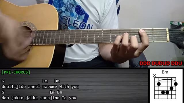 MINHO – HEARTBREAK | Guitar Tutorial | LYRICS and CHORDS смотреть онлайн