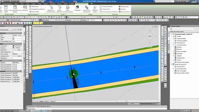 Kurs z AutoCAD Civil 3D 2012 PL # 19 - Rampa drogowa смотреть онлайн