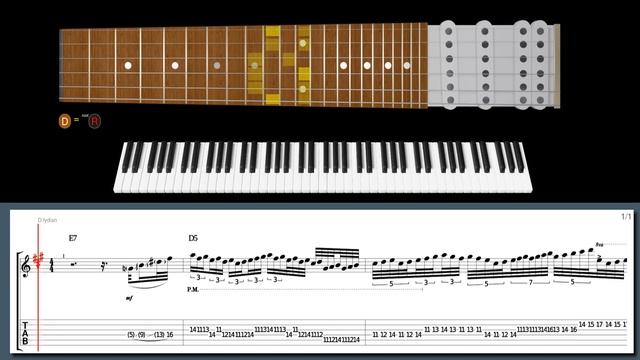 Tony Macalpine - KILLER alternate picking sequence on 'Ice princess' (w/ TABS) смотреть онлайн
