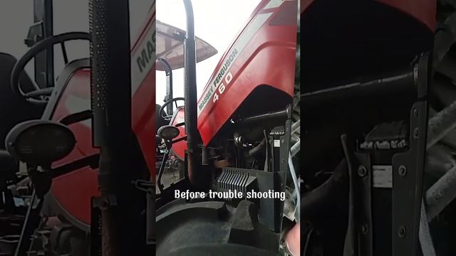 Massey Ferguson 460 Xtra There Was Air Pressure On The Radiator, After Overheating...