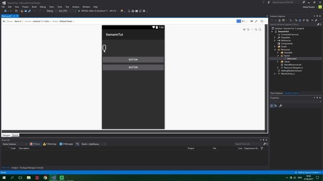 Make a Simple Android App - Xamarin Android Tutorial смотреть онлайн