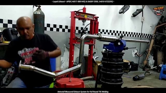 New SS Exhaust System | PROTON WAJA