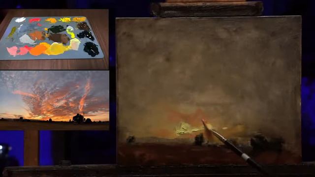 Oil Painting Color Study of the Landscape - Video Only No Audio смотреть онлайн
