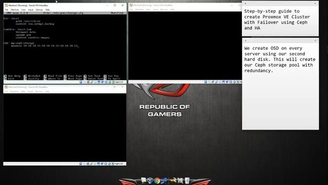 Configuring Ceph On Proxmox VE Cluster