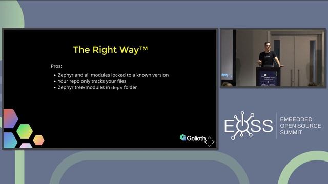 Manifests: Project Sanity in the Ever-Changing Zephyr World - Mike Szczys, Golioth смотреть онлайн