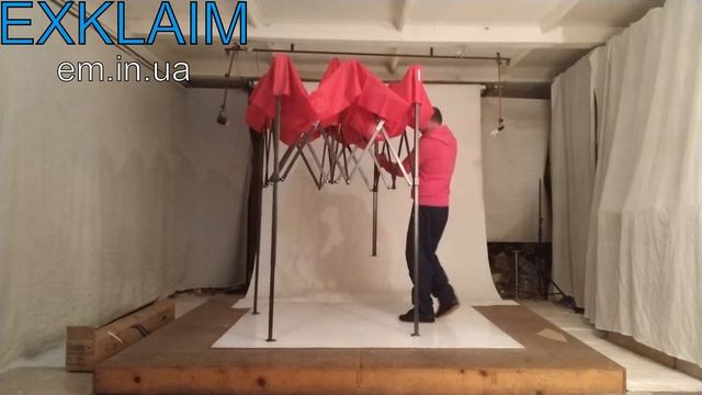 Установка шатра