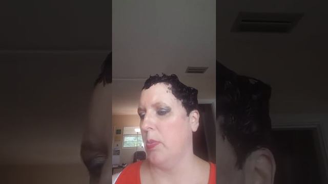 Change Haircolor From Red To Blue Black With Revlon.