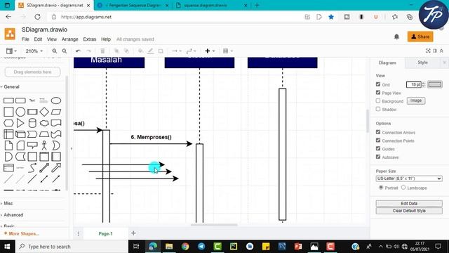 Tutorial UML : Cara Membuat Sequence Diagram di Draw.io смотреть онлайн