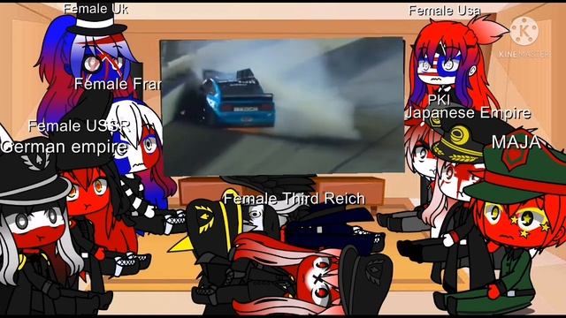 Countryhumans react to How Ryan Newman Survived His Crash смотреть онлайн