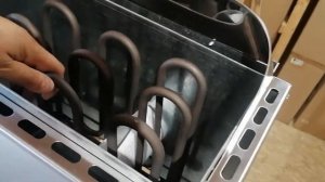 Электропечь в сауну экм 9 кВт люкс нержавейка настенная , со встроенным терморегулятором и таймером