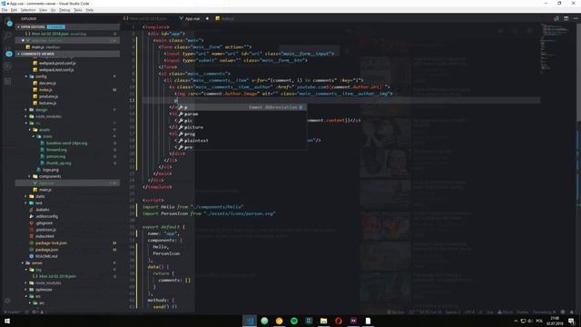 Small App #2.2: Comments Viewer | Zabawa z Vue [Vue, Webpack, Typescript, Nestjs, SCSS] смотреть онлайн
