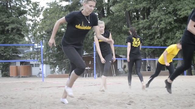 Сборы-2019. Тренировка на песке смотреть онлайн