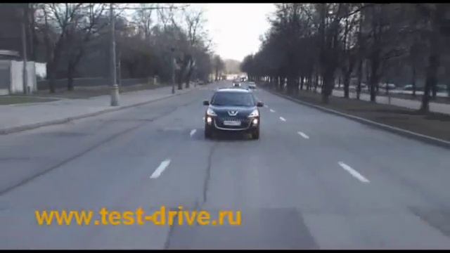 Пежо 4007 тест драйв в Москве 2008 (test-drive.ru) смотреть онлайн