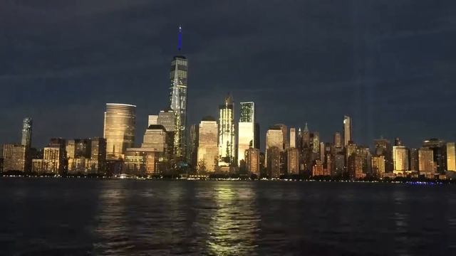 New York Skyline One World Observatory WTC World Trade Center Time Laps смотреть онлайн