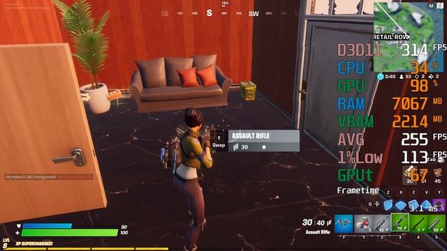 AMD Radeon RX 570 -- Intel Core i5-10400F -- Fortnite FPS Test смотреть онлайн