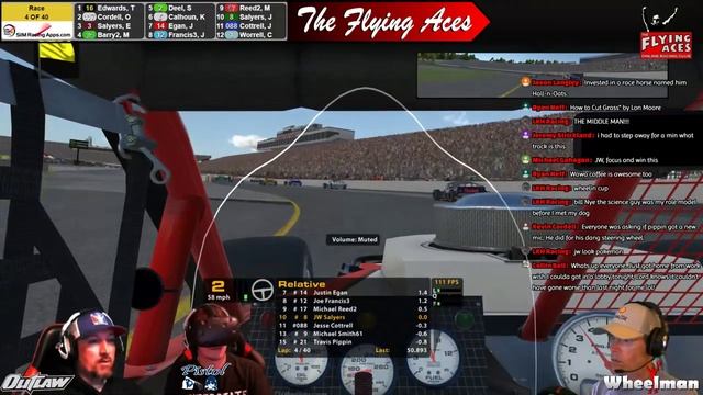 iRacing Live: Flying Aces: Saturday Night Shootout: Outlaw laughs at brothers driving skills. смотреть онлайн