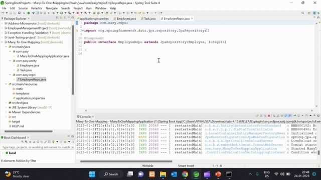 Many-To-One Bi-directional Mapping//Many-To-One mapping in spring boot Easy Learning Channel смотреть онлайн