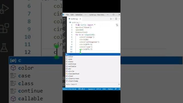 Python graphic design || Python Graphics Animation || Python learning || Python Turtle ? смотреть онлайн