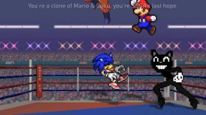 SONIC vs CARTOON CAT! (Cartoon Cat vs Sonic The Hedgehog Cartoon Rap Battle) | CARTOON RAP ATTACK