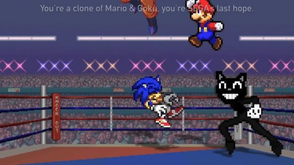 SONIC vs CARTOON CAT! (Cartoon Cat vs Sonic The Hedgehog Cartoon Rap Battle) | CARTOON RAP ATTACK