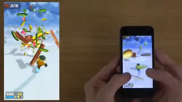 Snow Spin Snowboarding Adventure! iPhone 5S iOS 7 0 4 HD Gameplay Trailer смотреть онлайн