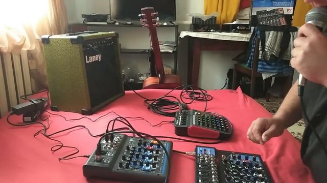 Микшерный пульт китайских производителей Leory и Muslady. USB, MP3, Bluetooth. 4-7каналов XLR/Jack. смотреть онлайн
