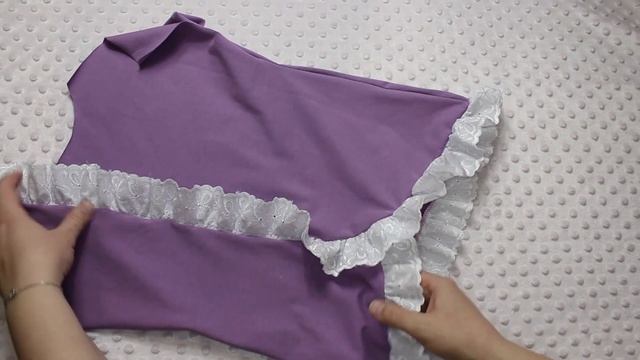 Как сшить трикотажную тунику с кружевом смотреть онлайн