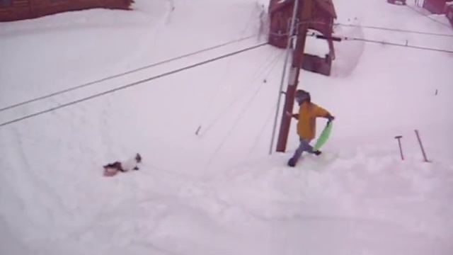 Silverton, CO + sledding = insane! смотреть онлайн