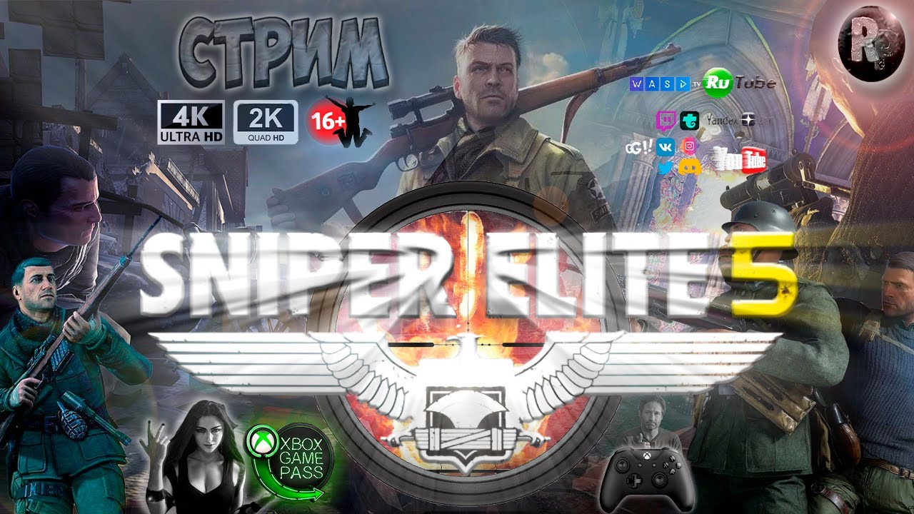 Sniper Elite 5 #1 ?Прохождение на русском? #RitorPlay