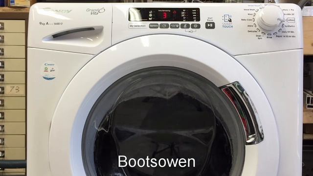 Candy 59 Min Test Wash Candy Grand O Vita 9kg