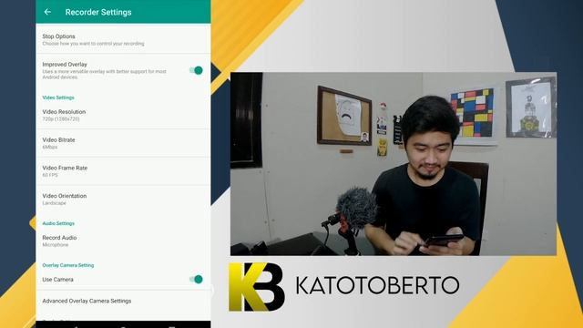 HOW TO VIDEO RECORD YOUR POWERPOINT PRESENTATION WITH FACECAM USING YOUR ANDROID PHONE.