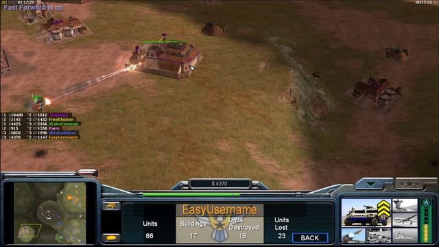 CNC Generals Zero Hour : 2v2v2 Defcon смотреть онлайн