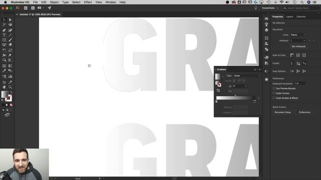 How to Add Gradient to Editable Text | Illustrator CC Tutorial смотреть онлайн