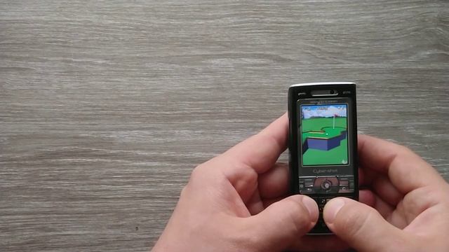 Играю в MiniGolf на Sony Ericsson K790 (K800) смотреть онлайн