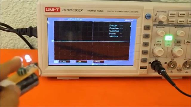 Osciloscopio Almacenamiento Digital Uni t Utd2102cex 100mhz смотреть онлайн