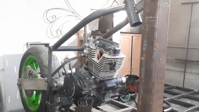 Самодельный мотоцикл ... Начало смотреть онлайн