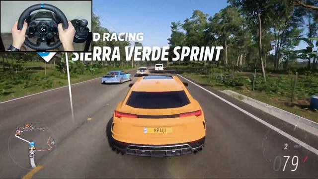 Lamborghini Urus | Forza Horizon 5 | Steering Wheel + Shifter | 4K Gameplay смотреть онлайн