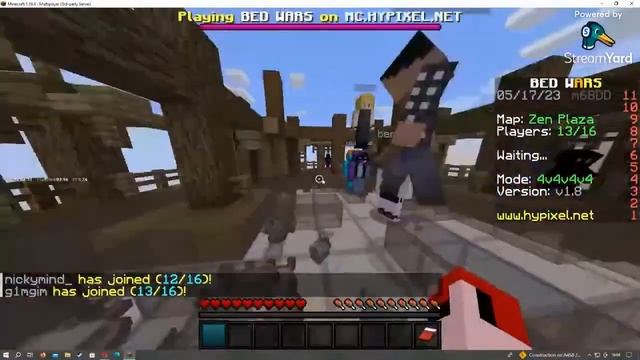 Bedrock player plays java (hypixel) смотреть онлайн