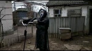 Пугало "Крик", весь процесс изготовления.